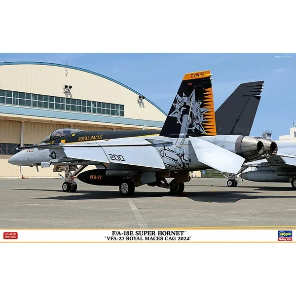 1/48 Hasegawa F/A-18E Super Hornet “VFA-27 Royal Maces CAG 2024” – 7537