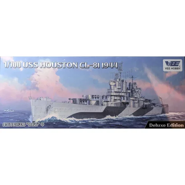 1/700 Vee Hobby USS Houston CL-81 1944 Heavy Cruiser (Deluxe Version) 7021E