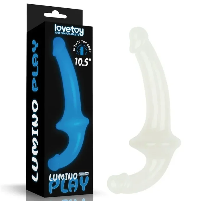 10.5″ LUMINO PLAY GITD DOUBLE DILDO