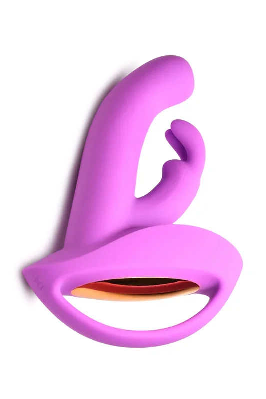 10x Come Hither Rocket Silicone Vibrator – Purple