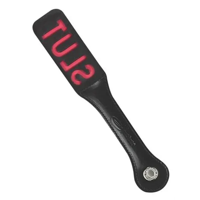 12 Inch Leather Impression Paddle – Slut