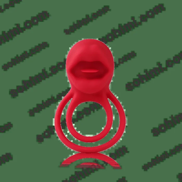 2 in 1 Tongue Clicking Stimulation Vibrating Egg and Double Cock Ring