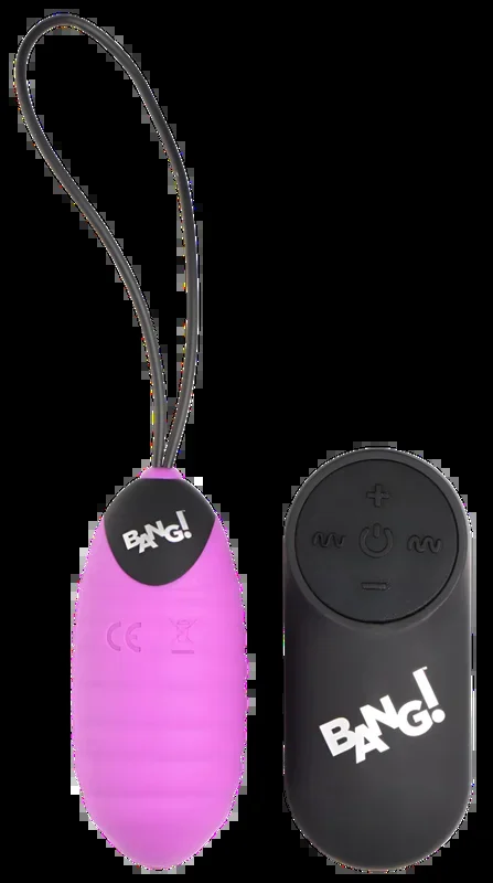 28 Speed Ribbed Silicone Remote Control Egg Vibrator