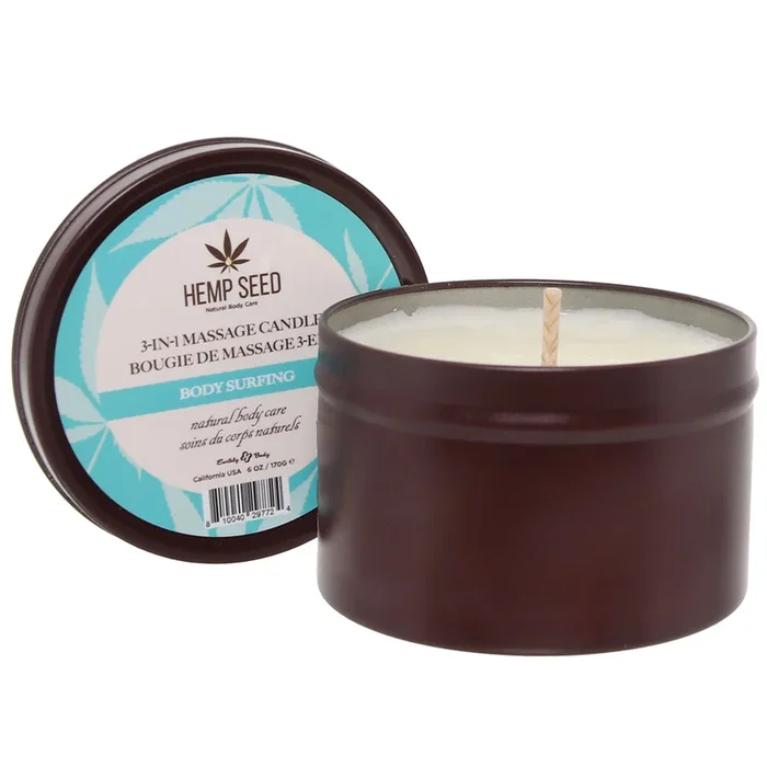 3-in-1 Massage Candle 6oz/170g in Body Surfing
