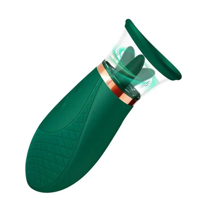 3 Sucking 9 Tongue-Licking Nipples Clit Massager Vibrator