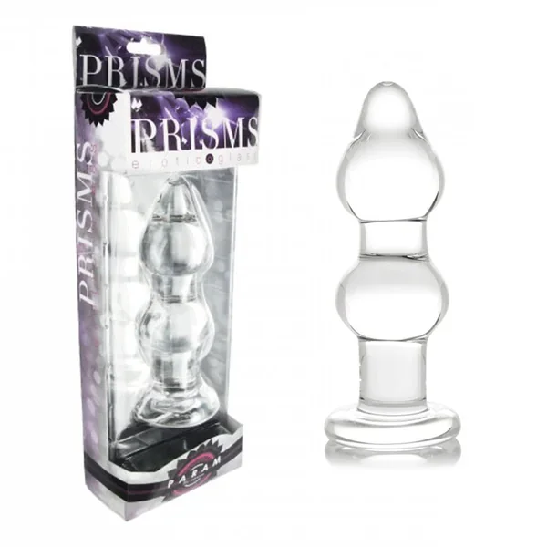 5.75 Inch Param Glass Anal Plug by Prisms Erotic Glass