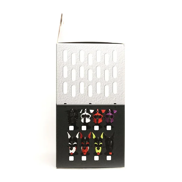 665 Playful Pup Hood – O/S Black/White/Red