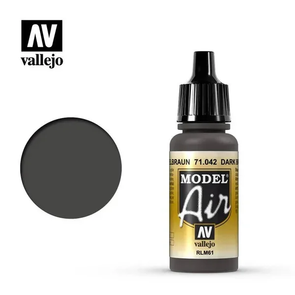 71.042 Vallejo Model Air RLM61 Dark Brown 18ml