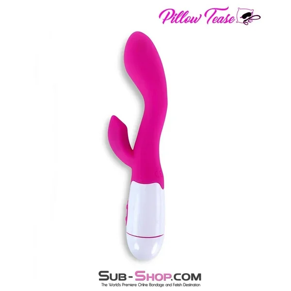 7189M 30 Function Pink Silicone Rabbit Waterproof Vibrator