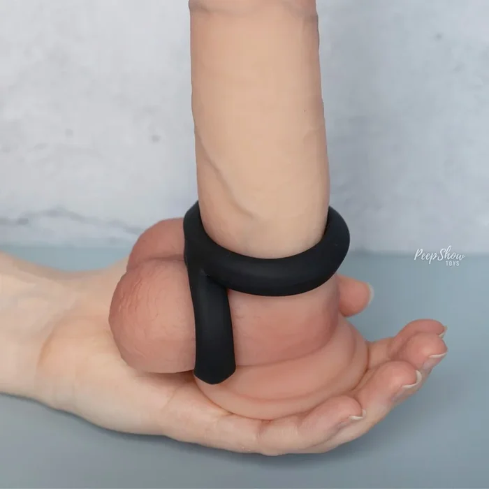 8-Grip Soft Silicone Cock and Balls Ring
