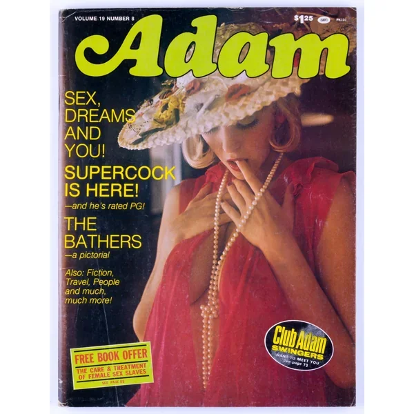 Adam August 1975 Vol. 19 No. 8 Vintage Softcore Adult Magazine – Glenda Shannon, Michele Parker, Delilah Jones, Shelagh