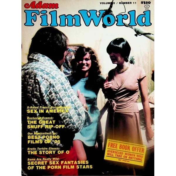 Adam Film World Magazine Sex In America / The Story Of O vol.5 #11 1976 051225lm-p