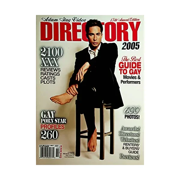 Adam Gay Video Directory 2005 15th Annual Edition Coverguy Michael Lucas