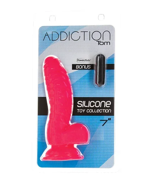 Addiction Tom 7″ Dildo – Hot Pink