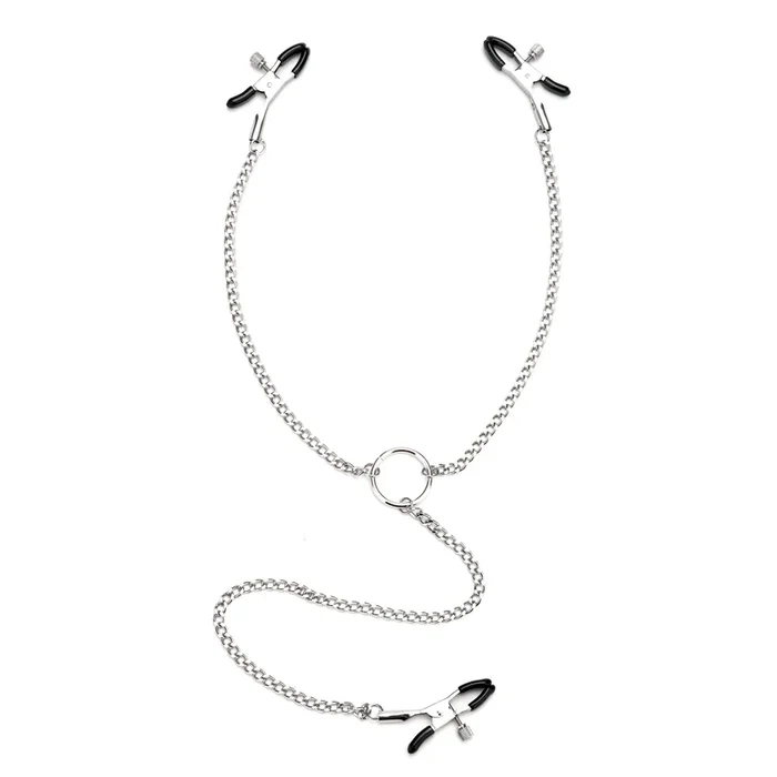 Adjustable Nipple Clamps And Clit Clamp – Rubber-Coated Clamp Set