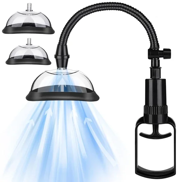Adult Sex Toys Pussy Pump, Clitoral Pump To Increases Sensation And Enhances Sexual Pleasure Sex Toys For Females, Vagina Pump System With Vacuum Release Valve 2 Cups Included