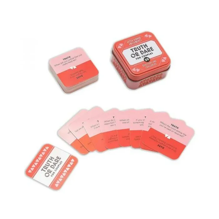 After Dinner Amusements Truth Or Dare For Couples Game