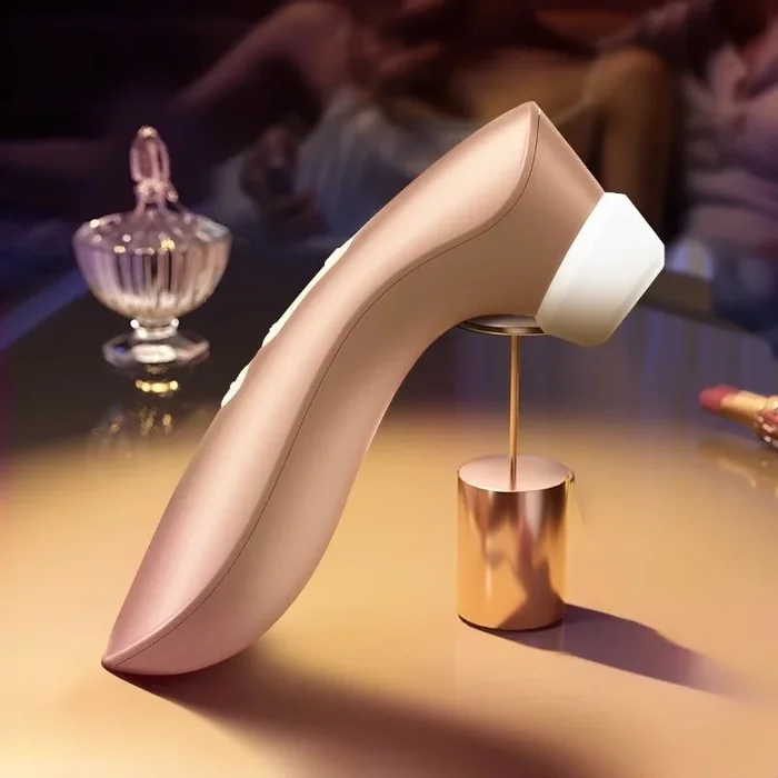 Air-Pulse Clitoris Stimulator – Non-Contact Sucking Pressure-Wave, Waterproof & Rechargeable (Rose Gold)