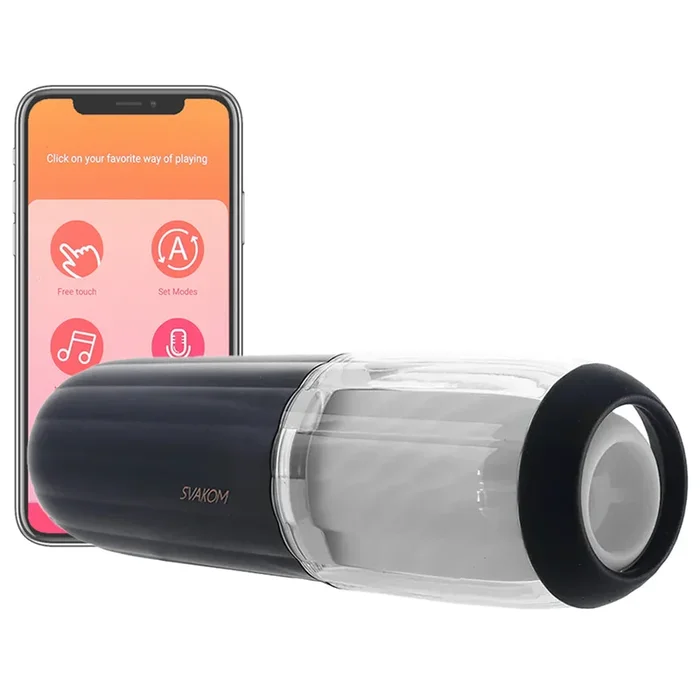 Alex Neo 2 Interactive Thrusting Masturbator in Dark Blue