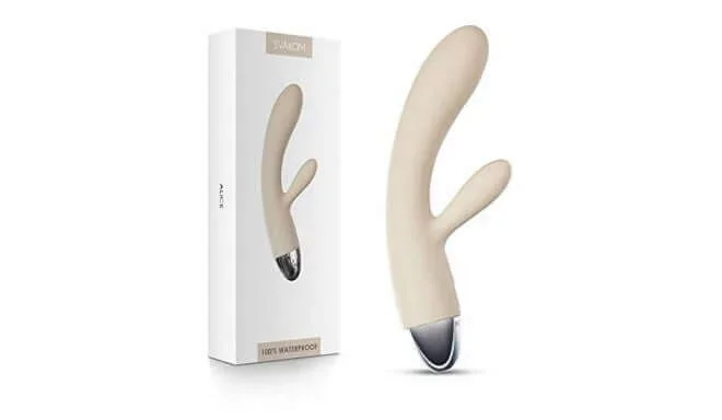 Alice Rabbit Vibrator Khaki by Svakom – Rechargeable Silicone Sex Toy