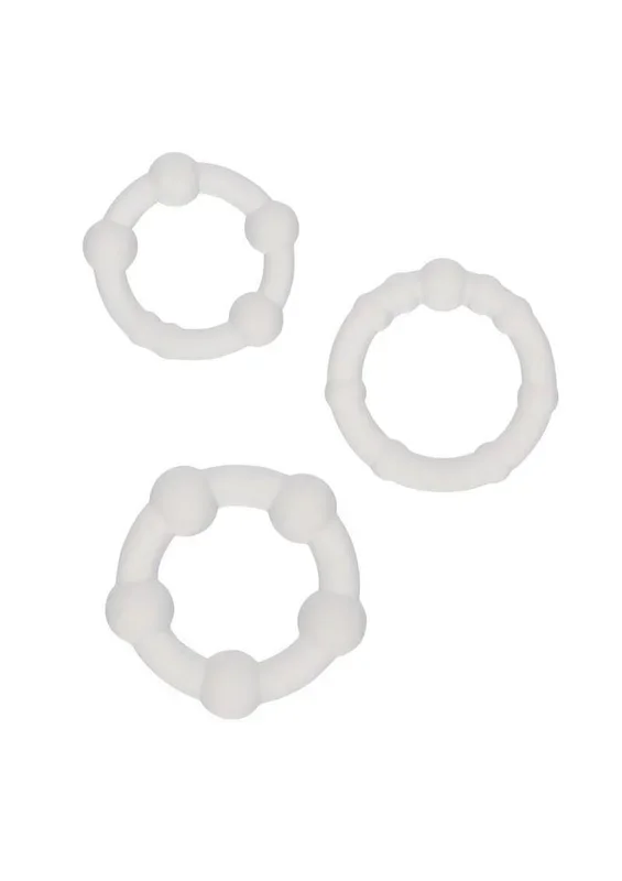 Alpha Liquid Silicone Beaded Rings