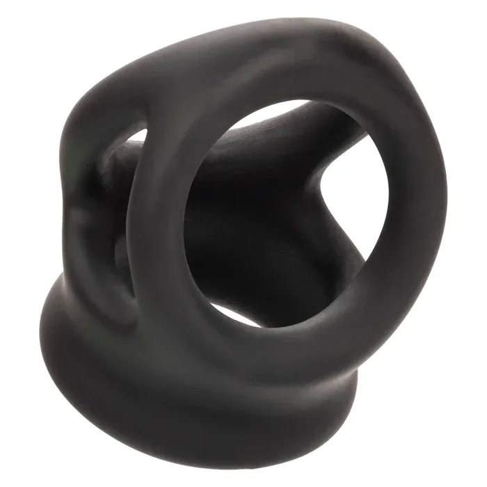 Alpha Liquid Silicone Dual Cage and Ring – Black Ring – Black