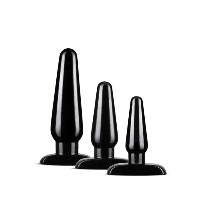 Anal Adventures – Basic Plug Kit – Black