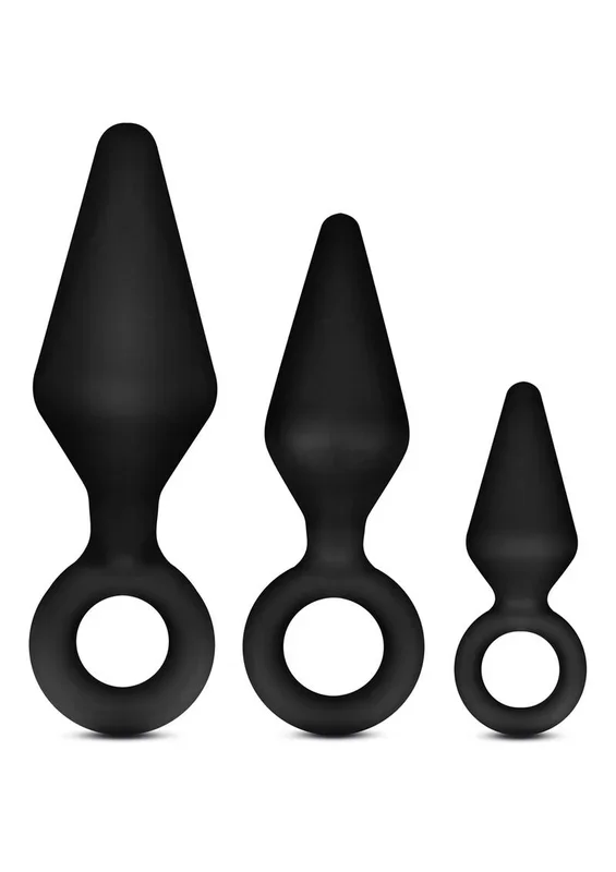 Anal Adventures Platinum Loop Plug Kit