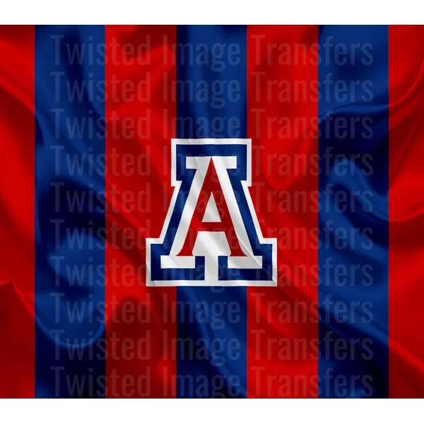 Arizona Wildcats Football Team(2) 20 oz Skinny Straight Tumbler Wrap