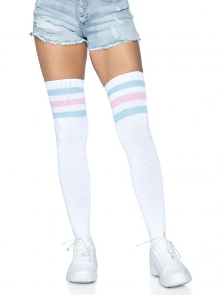 Athlete Thigh High – Pink/Blue – One Size