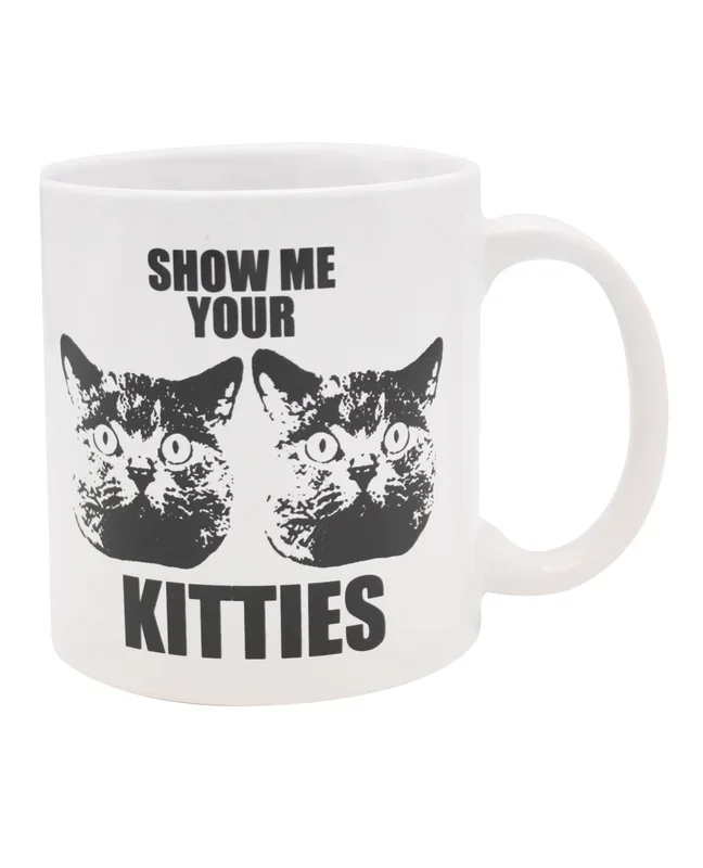 Attitude Mug Show Me Your Kitties – 22 oz