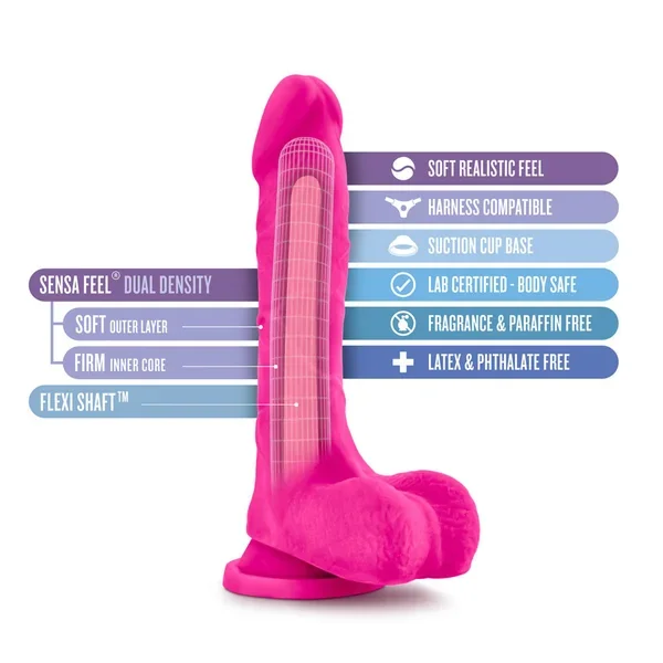 Au Natural – Bold – Thrill – 8.5 Inch Dildo – Pink