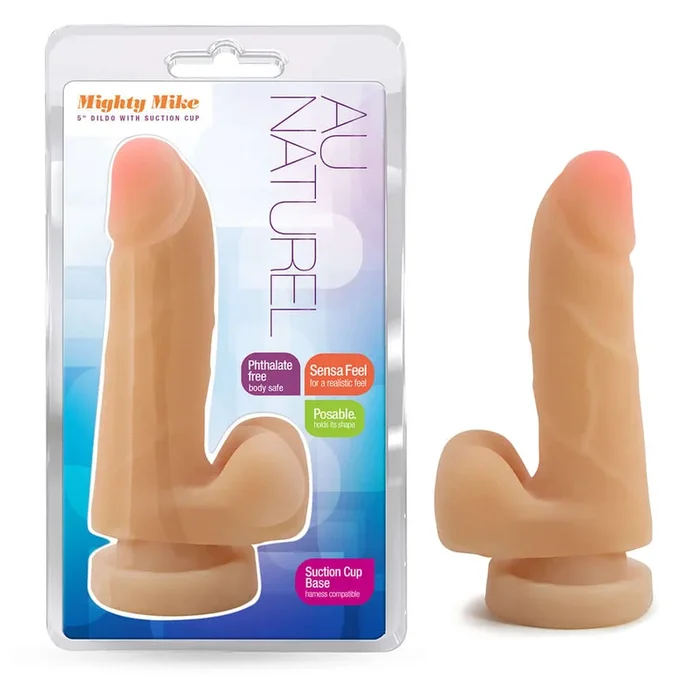 AU Natural Mighty Mike Beige Dildo