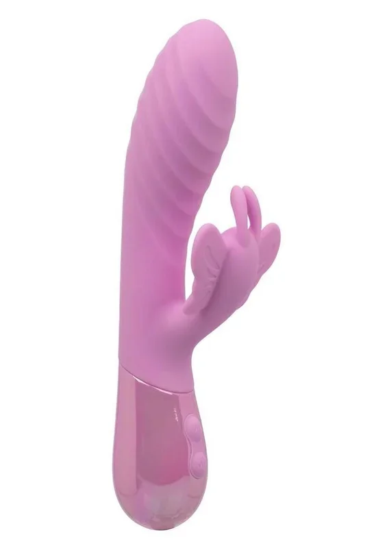 Aura Dual Flutter Rechargeable Silicone Rabbit Vibrator
