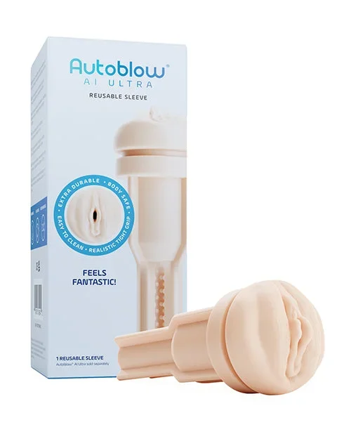 Autoblow AI Ultra Vagina Sleeve – Beige