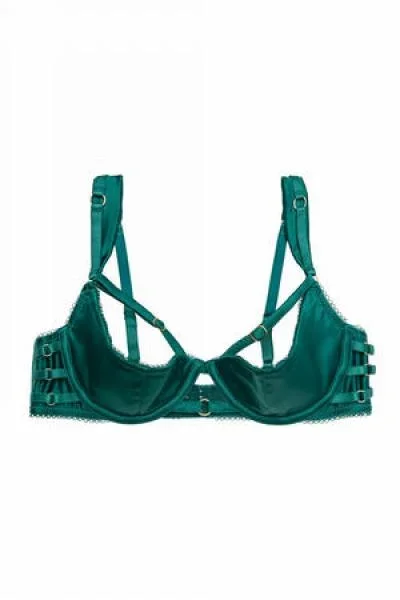 Ava 1/4 Cup Bra – Green –