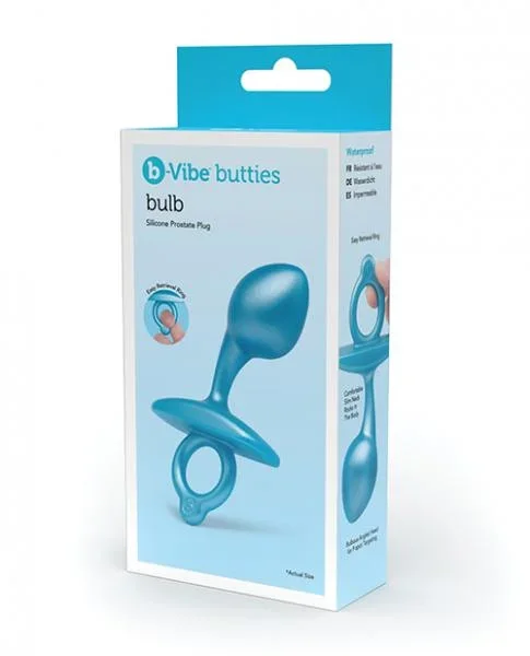 B-Vibe Butties Bulb Tapered Prostate Plug – Blue