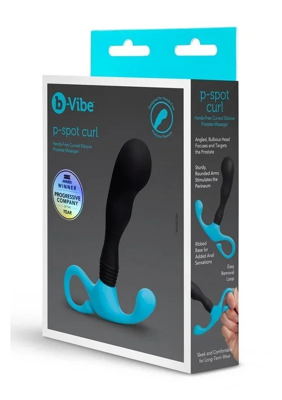B-Vibe P-Spot Curl Silicone Prostate Massager
