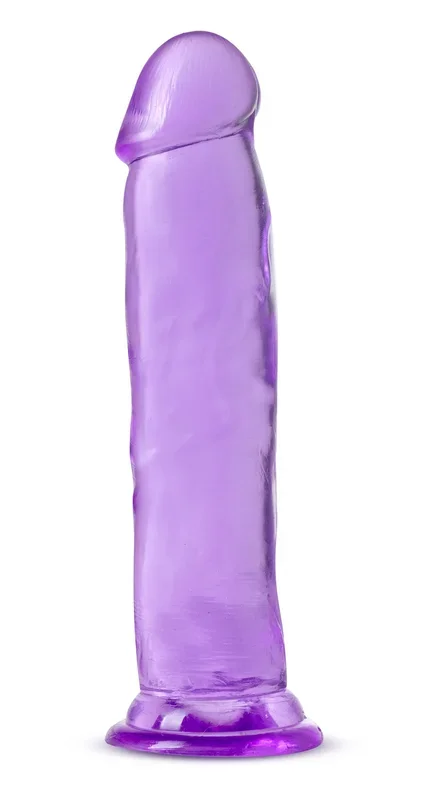 B Yours Plus Thrill N Drill (Purple) – Soft Realistic Dildo 8.5″