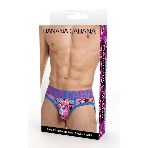 Banana Cabana Eclips Bikini Md/lg Purple