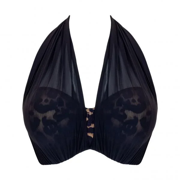 Bandeau Bikini Top – Leopard Print –