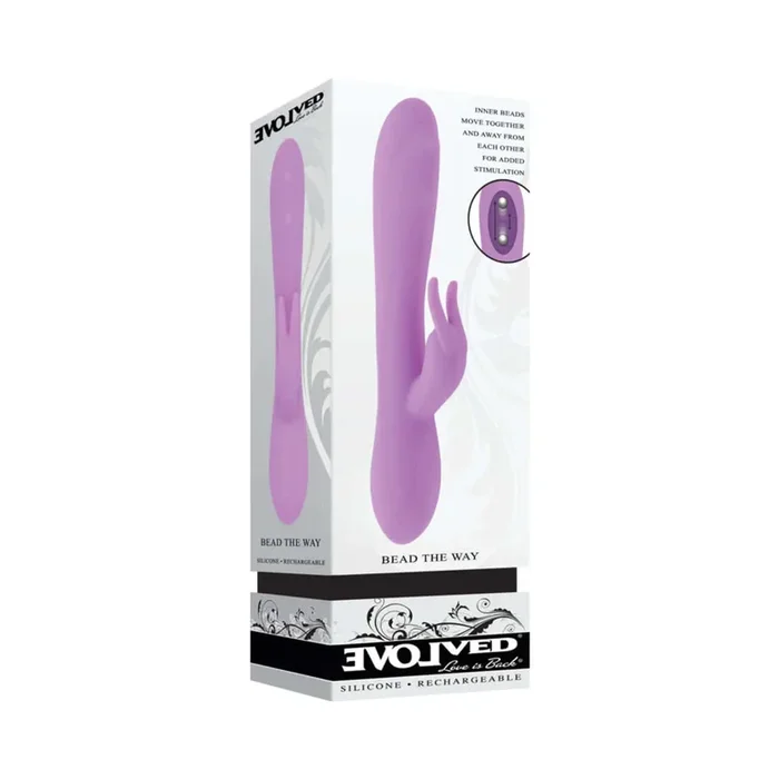 Bead The Way Rechargeable Silicone Rabbit Vibrator – Pink