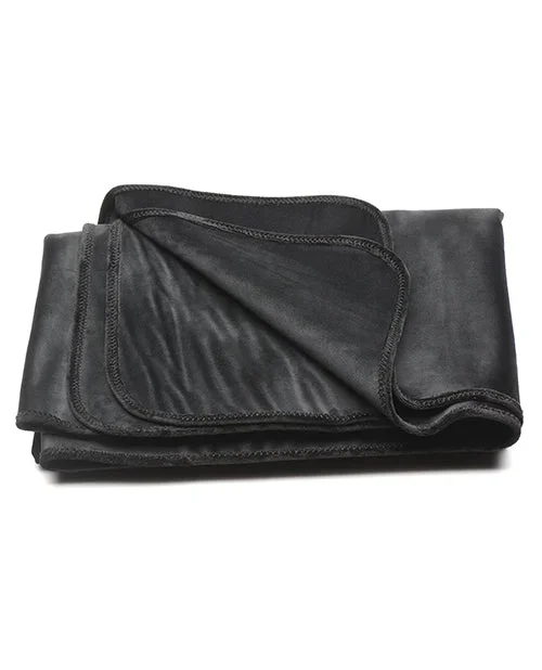 Bedroom Bliss Love Cover Waterproof Throw Blanket – Black