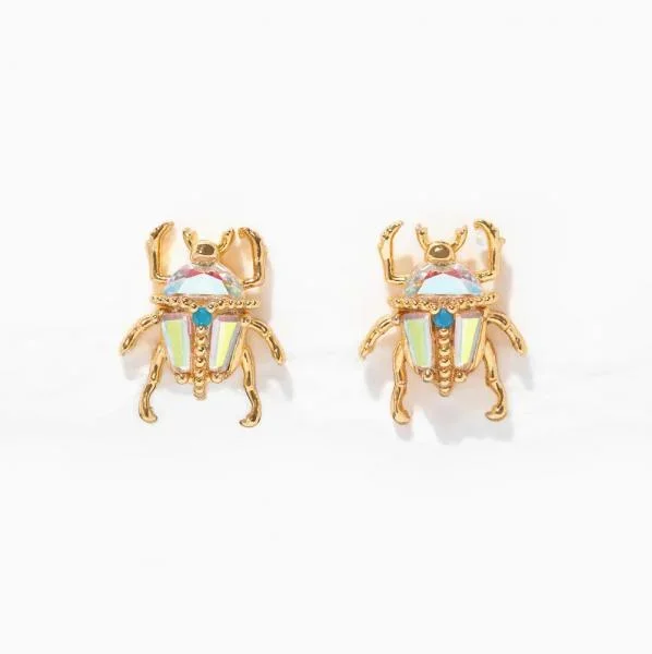 Beetlejuice Studs – Gold