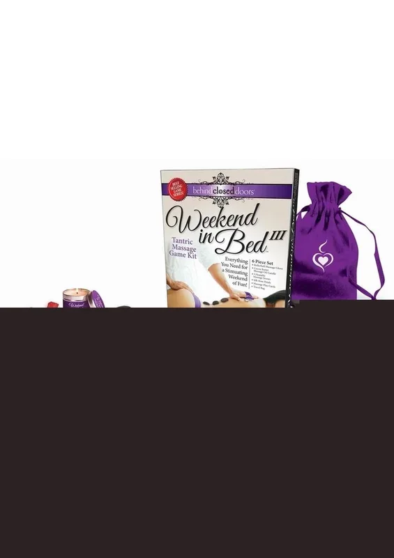 Behind Closed Doors Weekend In Bed III Tantric Massage Game Kit