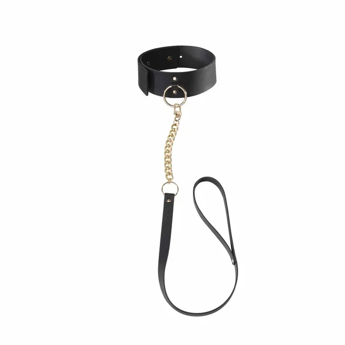 Bijoux Indiscrets MAZE Wide Choker with Leash