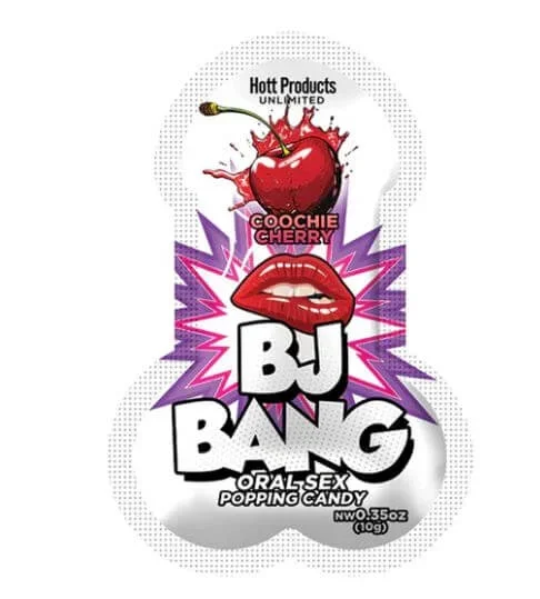 BJ Bang Cherry Popping Oral Candy – 24-Pack Bag for Fun & Flavorful Oral Play