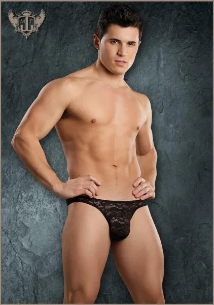 Black – Lace Bong Thong –