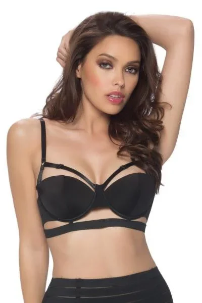 Black Bondage Bra – XLarge