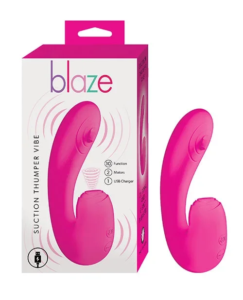 Blaze Suction Thumper Vibe – Pink